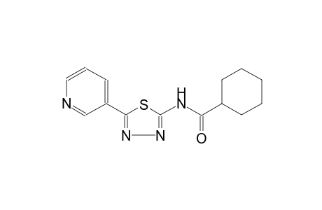 N-[5-(3-pyridinyl)-1,3,4-thiadiazol-2-yl]cyclohexanecarboxamide