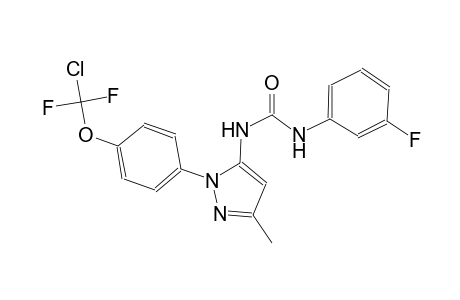 urea, N-[1-[4-(chlorodifluoromethoxy)phenyl]-3-methyl-1H-pyrazol-5-yl]-N'-(3-fluorophenyl)-