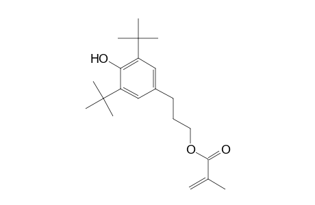 3-(3,5-Ditert-butyl-4-hydroxyphenyl)propyl 2-methylacrylate