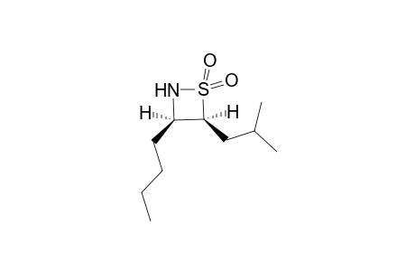 (3R,4S)-3-butyl-4-isobutyl-1,2-thiazetidine 1,1-dioxide