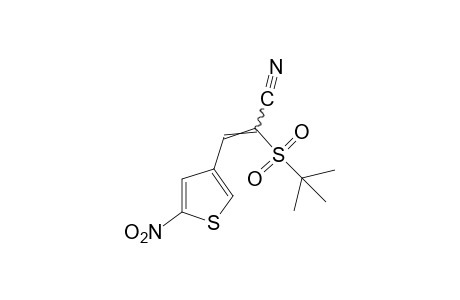 alpha-(tert-BUTYLSULFONYL)-5-NITRO-3-THIOPHENEACRYLONITRILE