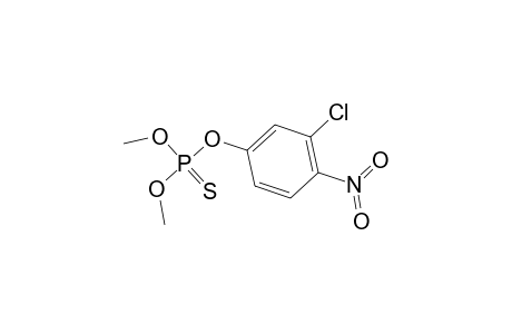 Phosphorothioic acid, O-(3-chloro-4-nitrophenyl) O,O-dimethyl ester