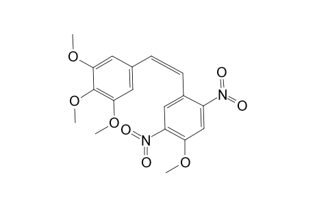 (Z)-2-(4'-METHOXY-2',5'-DINITROPHENYL)-1-(3,4,5-TRIMETHOXYPHENYL)-ETHENE