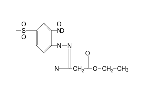 malonamic acid, ethyl ester, [4-(methylsulfonyl)-2-nitrophenyl]hydrazone