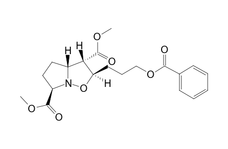 (2R,3S,3aR,6R)-2-(3-benzoyloxypropyl)-2,3,3a,4,5,6-hexahydropyrrolo[1,2-b]isoxazole-3,6-dicarboxylic acid dimethyl ester