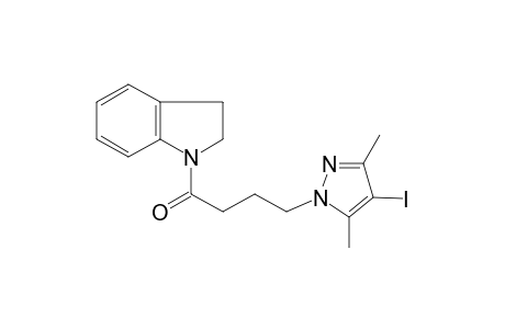 1-(2,3-dihydro-1H-indol-1-yl)-4-(4-iodo-3,5-dimethyl-1H-pyrazol-1-yl)butan-1-one