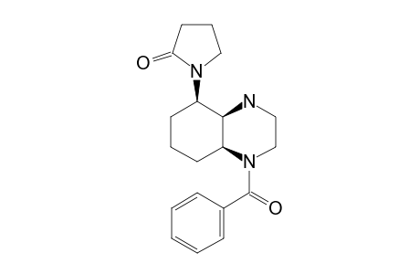 1-[(4ARS,5RS,8ASR)-1-BENZOYL-DECAHYDRO-QUINOXALIN-5-YL]-PYRROLIDIN-2-ONE