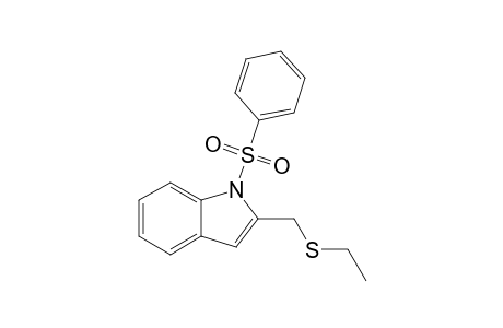 2-{ETHYLTHIO-[(2)-H1]-METHYL}-1-(PHENYLSULFONYL)-INDOLE