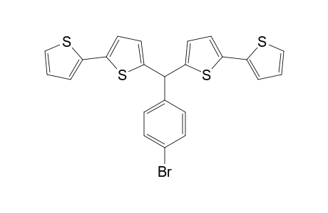 2-[(4-bromophenyl)-(5-thiophen-2-yl-2-thiophenyl)methyl]-5-thiophen-2-ylthiophene