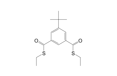 5-tert-butyl-1,3-dithioisophthalic acid, S,S-diethyl ester