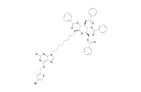 8-[O(6)-(4-BROMOTHENYL)-GUAN-9-YL]-OCTYL-BETA-D-TETRA-O-BENZOYL-GLUCOPYRANOSIDE