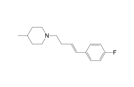 1-(4-fluorophenyl)-4-(4-methylpiperidin-1-yl)but-1-ene