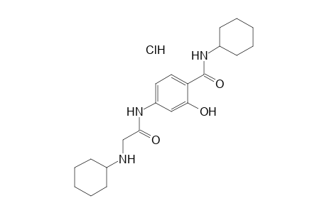 2-(cyclohexylamino)-4'-(cyclohexylcarbamoyl)-3'-hydroxyacetanilide, hydrochloride