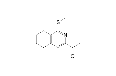 1-(1-Methylsulfanyl-5,6,7,8-tetrahydroisoquinolin-3-yl)ethanone