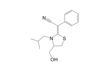 2-(1-Cyano-1-phenyl)methylene-4-hydroxymethyl-3-isobutylthiazolidine