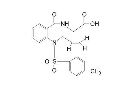 o-(N-allyl-p-toluenesulfonamido)hippuric acid