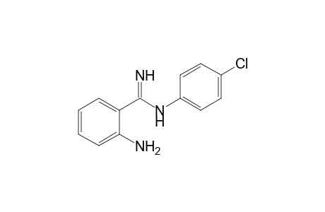 (Z)-2-Amino-N-(4-chlorophenyl)benzamidine