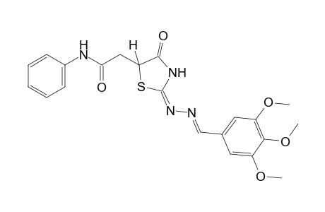 2,4-dioxo-5-thiazolidineacetanilide, 2-azine with 3,4,5-trimethoxybenzaldehyde