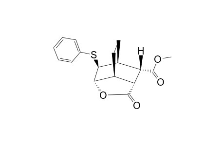 METHYL-(2SR,10RS)-2-PHENYLTHIO-4-OXATRICYCLO-[4.3.1.0(3,7)]-DECA-5-ONE-10-CARBOXYLATE