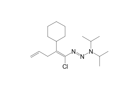 (E)-1-((E)-1-chloro-2-cyclohexylpenta-1,4-dien-1-yl)-3,3-diisopropyltriaz-1-ene