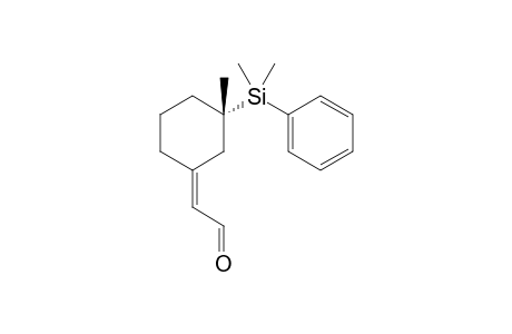 [3-(Dimethylphenylsilanyl)-3-methylcyclohexylidene]ethanol