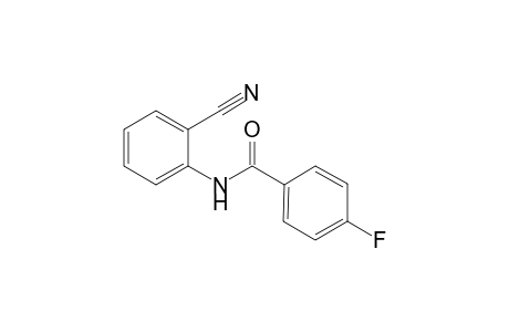 N -(2 -C y a n o p h e n y l) -4 -fl u o r o b e n z a m i d e