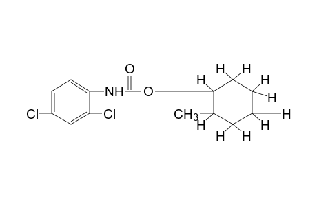 2,4-dichlorocarbanilic acid, 2-methylcyclohexyl ester