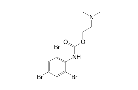 2,4,6-tribromocarbanilic acid, 2-(dimethylamino)ethyl ester