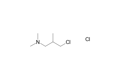 3-Dimethylamino-2-methylpropyl chloride hydrochloride