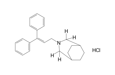 3-(3,3-diphenylallyl)-3-azabicyclo[3.2.2]nonane, hydrochloride