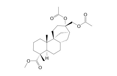 13-ALPHA,17-DIACETOXY-STEMODAN-18-OIC-ACID-METHYLESTER