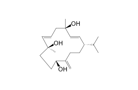 (4R,11R)-2,6,12(20)-Cembatriene-4,8,11-triol