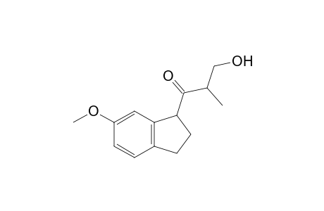 1-(6-Methoxy-2,3-dihydro-1H-inden-1-yl)-3-hydroxy-2-methylpropan-1-one