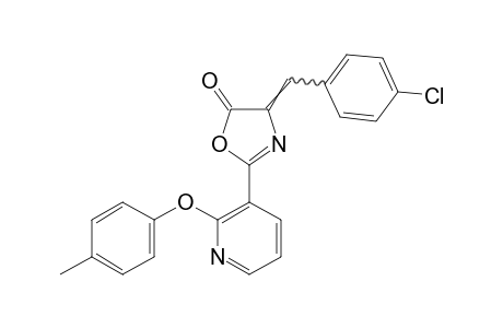 4-(p-chlorobenzylidene)-2-[2-(p-tolyloxy)-3-pyridyl]-2-oxazolin-5-one