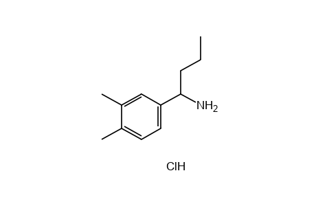 3,4-dimethyl-alpha-propylbenzylamine, hydrochloride