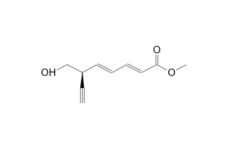 (6R,2E,4E)-METHYL-6-HYDROXYMETHYL-2,4-OCTADIEN-7-YNOATE