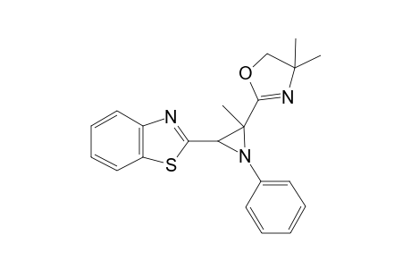 2-[3-(4,4-Dimethyl-4,5-dihydrooxazol-2-yl)-3-methyl-1-phenylaziridin-2-yl]benzothiazole