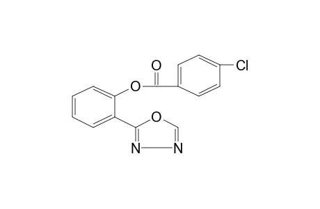 o-(1,3,4-oxadiazol-2-yl)phenol, p-chlorobenzoate (ester)