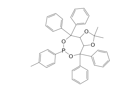 9,9-Dimethyl-4-(4'-methylphenyl)-2,2,6,6-tetraphenyl-3,5,8,10-tetraoxa-4-phosphabicyclo[5.3.0]decane