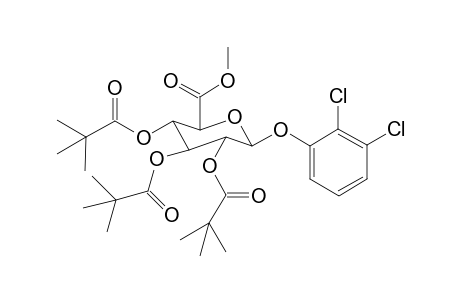 Methyl 1-O-(2,3-Dichlorophenyl)-2,3,4-tri-O-pivaloyl-.beta.-D-glucopyranuronate