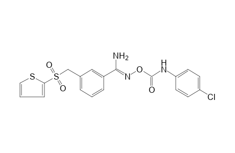 O-[(p-chlorophenyl)carbamoyl]-alpha-[(2-thienyl)sulfonyl]-m-toluamidoxime