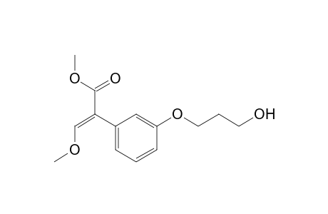 Benzeneacetic acid, 3-(3-hydroxypropoxy)-alpha-(methoxymethylene)-, methyl ester