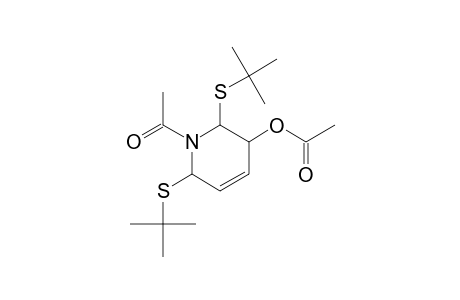 3-ACETOXY-1-ACETYL-2,6-DI-TERT.-BUTYL-THIO-1,2,3,6-TETRAHYDRO-PYRIDINE;(ROTAMER-#1)