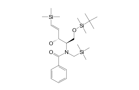 (3S,4R)-1-(TRIMETHYLSILYL)-4-[N-[(TRIMETHYLSILYL)-METHYL]-N-BENZOYLAMINO]-5-(TERT.-BUTYLDIMETHYLSILYLOXY)-1-(E)-PENTEN-3-OL