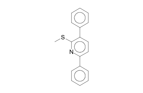 Pyridine, 2-(methylthio)-3,6-diphenyl-