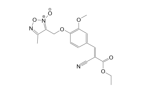 2-propenoic acid, 2-cyano-3-[3-methoxy-4-[(4-methyl-2-oxido-1,2,5-oxadiazol-3-yl)methoxy]phenyl]-, ethyl ester, (2E)-