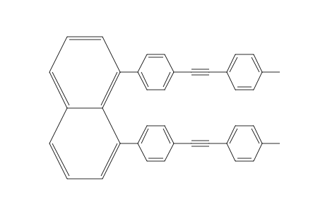 1,8-Bis(4-[(4-methylphenyl)ethynyl]phenyl)naphthalene