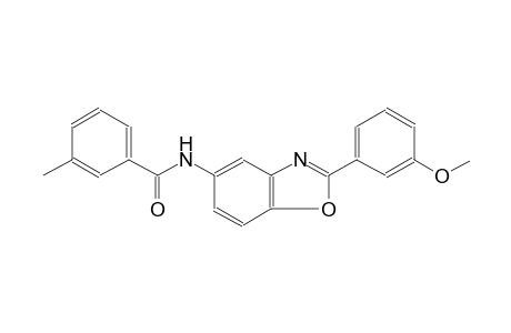 N-[2-(3-methoxyphenyl)-1,3-benzoxazol-5-yl]-3-methylbenzamide