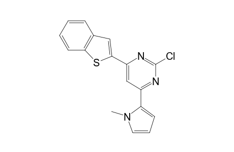 4-(1-benzothiophen-2-yl)-2-chloranyl-6-(1-methylpyrrol-2-yl)pyrimidine