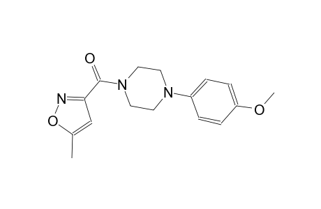 1-(4-methoxyphenyl)-4-[(5-methyl-3-isoxazolyl)carbonyl]piperazine